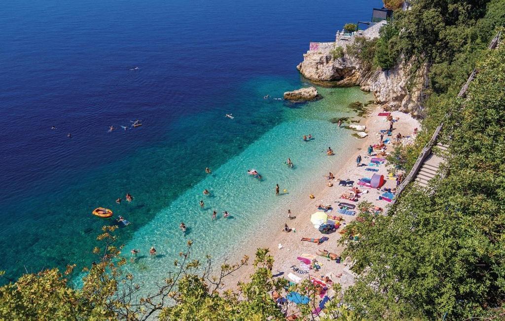 Ferienwohnung Mit Pool Kroatien Mit Meerblick Und Pool Lovran Extérieur photo