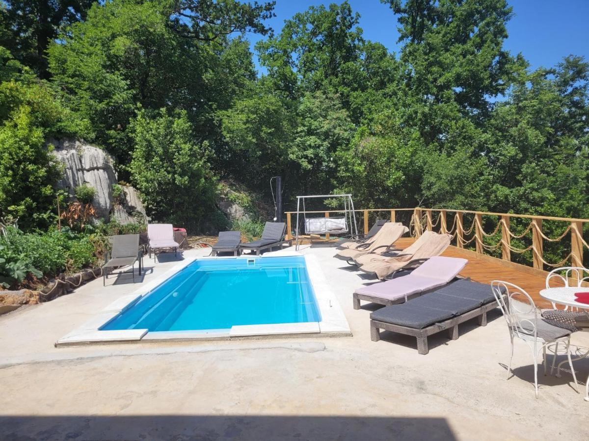 Ferienwohnung Mit Pool Kroatien Mit Meerblick Und Pool Lovran Extérieur photo