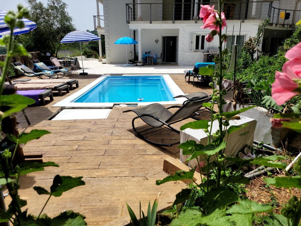 Ferienwohnung Mit Pool Kroatien Mit Meerblick Und Pool Lovran Extérieur photo
